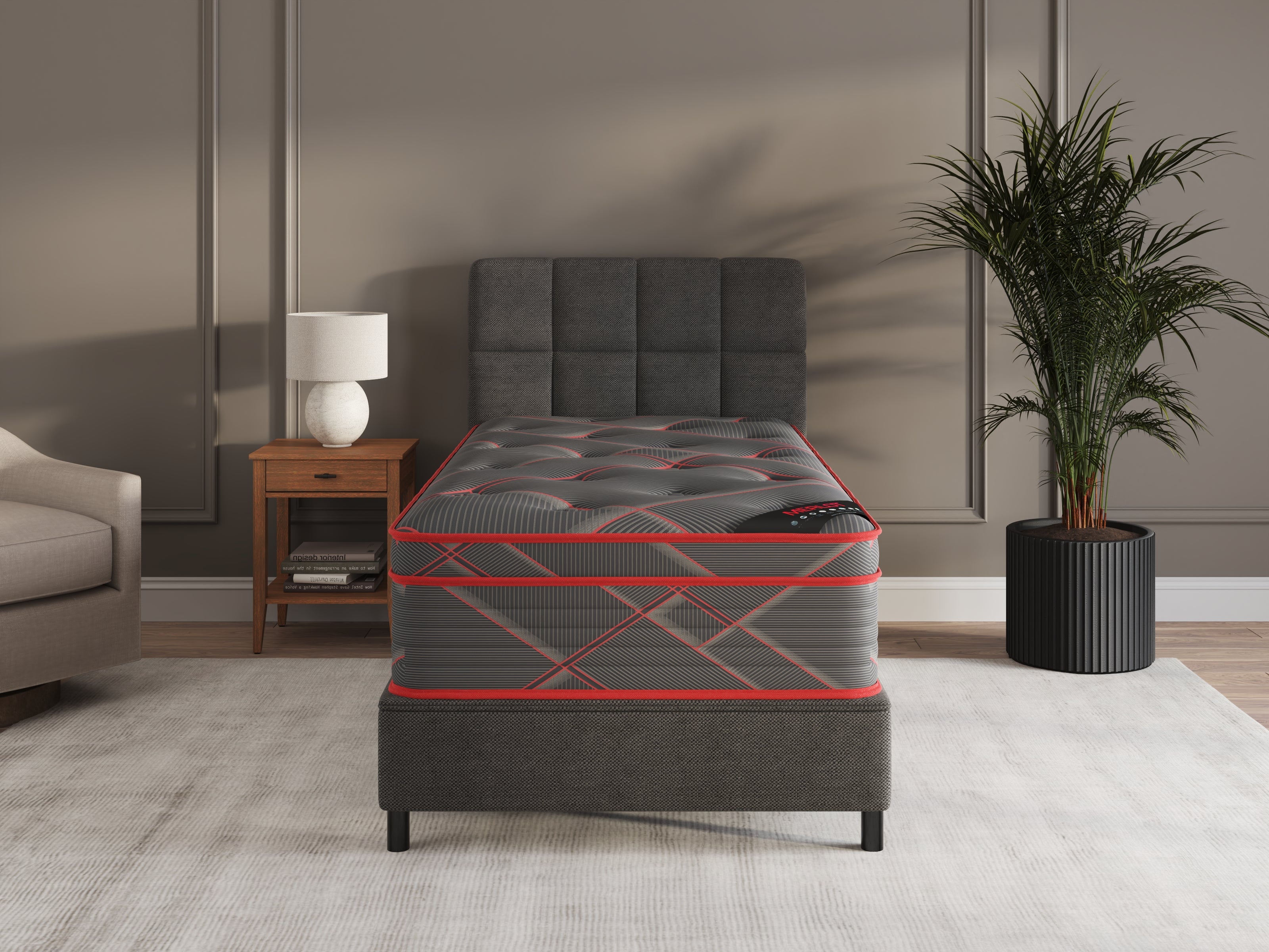 Ottopedic Black 13" Luxury Euro-top Mattress